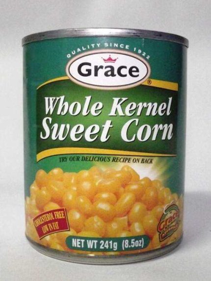 GRACE WHOLE KERNEL SWEET CORN 220G