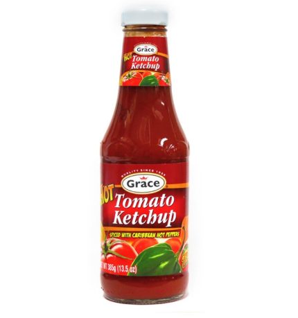 GRACE HOT TOMATO KETCHUP 385G