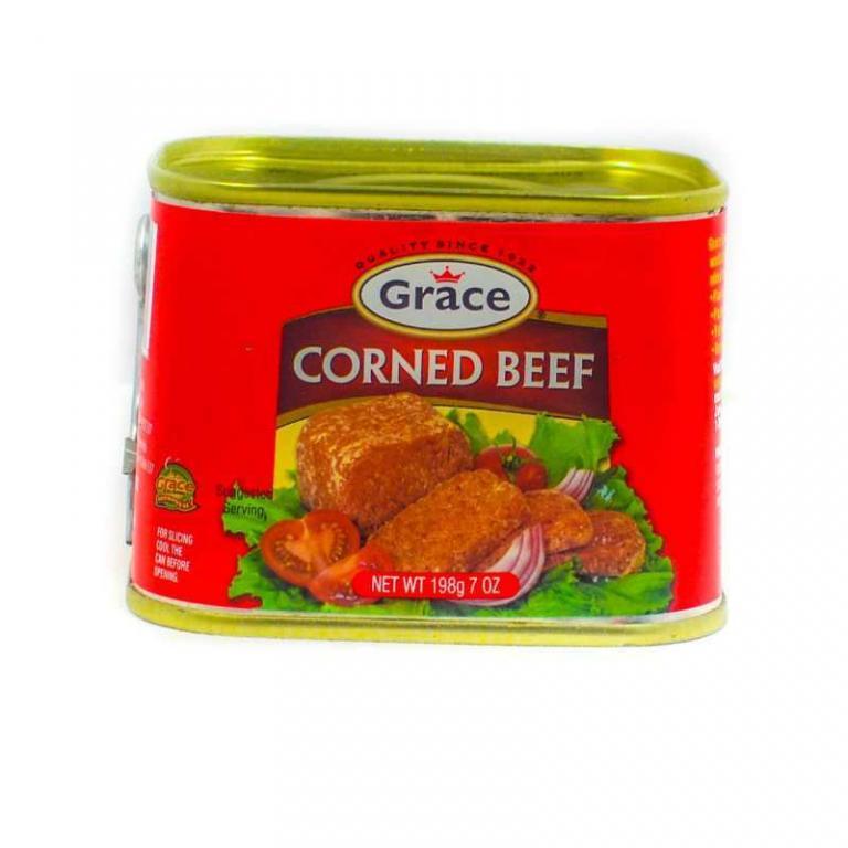 GRACE CORNED BEEF 198G Grocery Shopping Online Jamaica