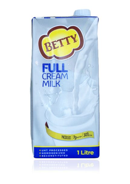BETTY UHT FULL CREAM MILK 1 LT