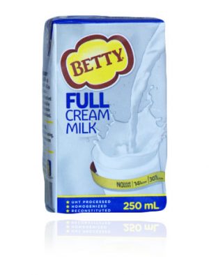 BETTY UHT FULL CREAM MILK 250ML