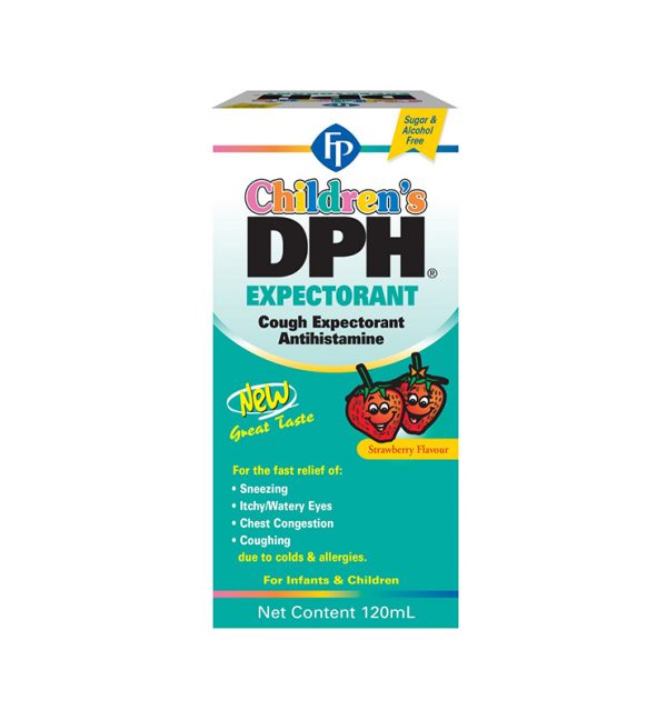 FP CHILDREN DPH EXPECTORANT STRAWBERRY 120ML Grocery Shopping Online