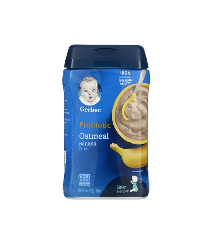 GERBER OATMEAL & BANANA CEREAL 227g