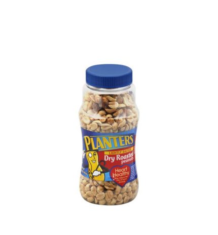 PLANTERS SALTED DRY ROASTED PEANUTS 453G