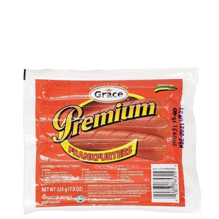 GRACE PREMIUM FRANKFURTERS REGULAR 225G
