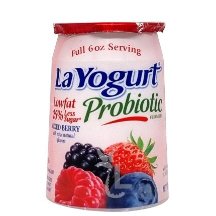 LAYOGURT PROBIOTIC MIXED BERRY 6OZ