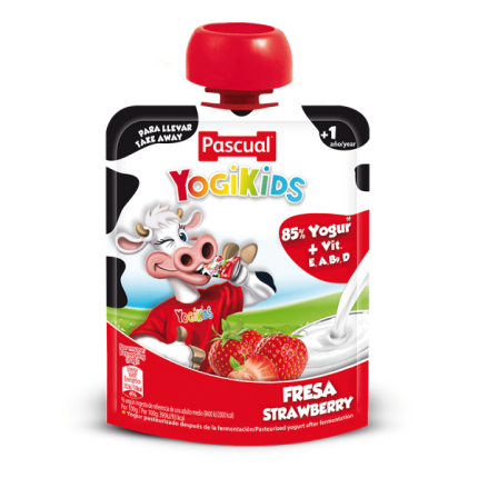PASCUAL YOGIKDS YOGURT 80G FRUIT PUREE