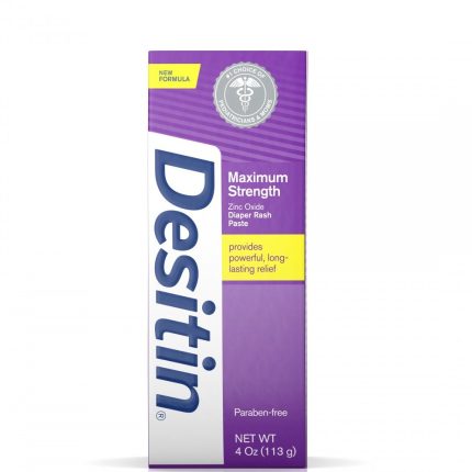 DESITIN MAXIMUM STRENGTH DIAPER RASH CREAM 4oz